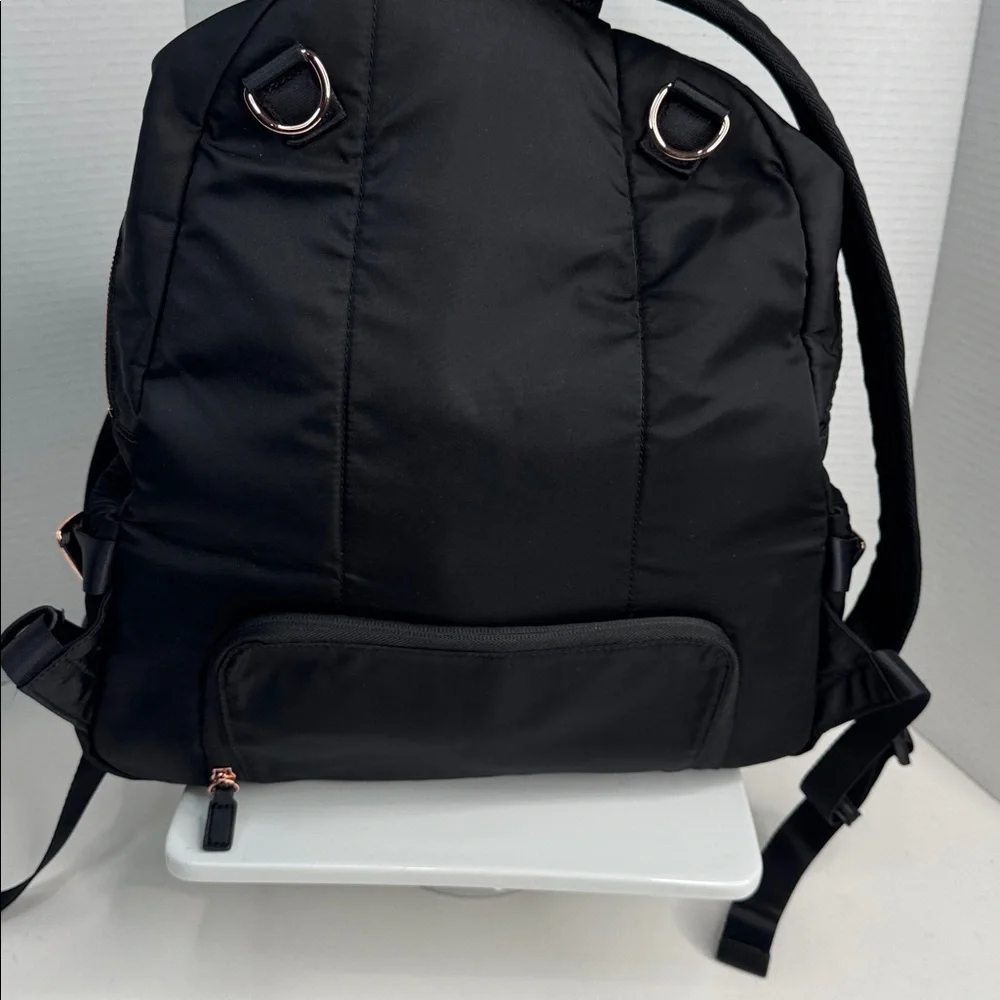 Storksak Quilted Hero Black Diaper Backpack-NWOT